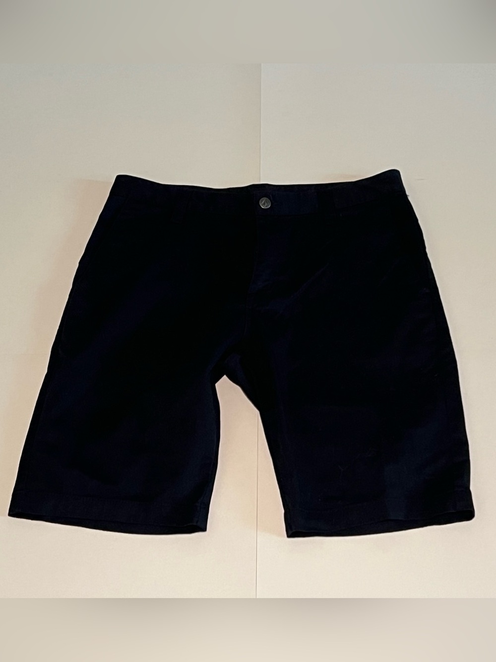 Volcom Men's Black Flat-Front Shorts